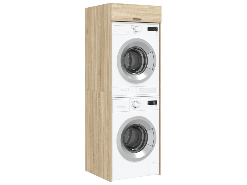 Armoire pour machine à laver sonoma 67,5x68x200 cm - Conforama C
