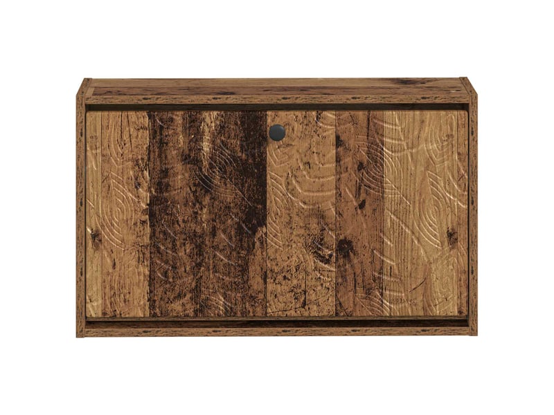  Meuble à chaussures mural, armoire à chaussures delft 71x17x43 cm bois ancien  - Conforama D