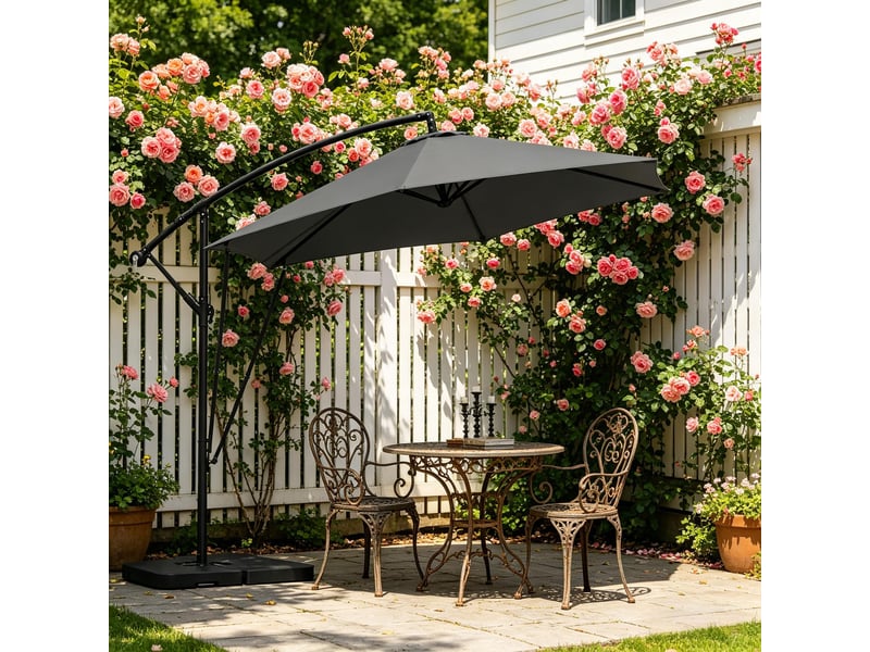  Parasol de jardin pliable, coloris au choix, piscine, extérieur, flexible  - Conforama B