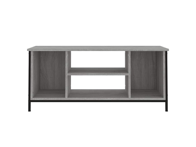  Meuble tv - banc tv - meuble de rangement sonoma gris 102x35x45 cm bois d'ingénierie  - Conforama E