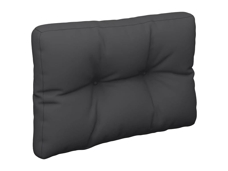  Lot de 2 coussins de palette, coussins de canapé noir tissu cf59585  - Conforama E