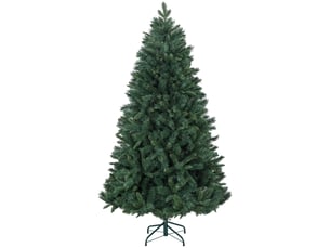 Sapin de noël artificiel 180 cm arbre de noël avec support en acier pliable, 1061 branches, décoration de noël, vert
