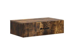 Table d'appoint murale, table de salon 59 x 34,5 x 17 cm bois d'ingénierie cf36381
