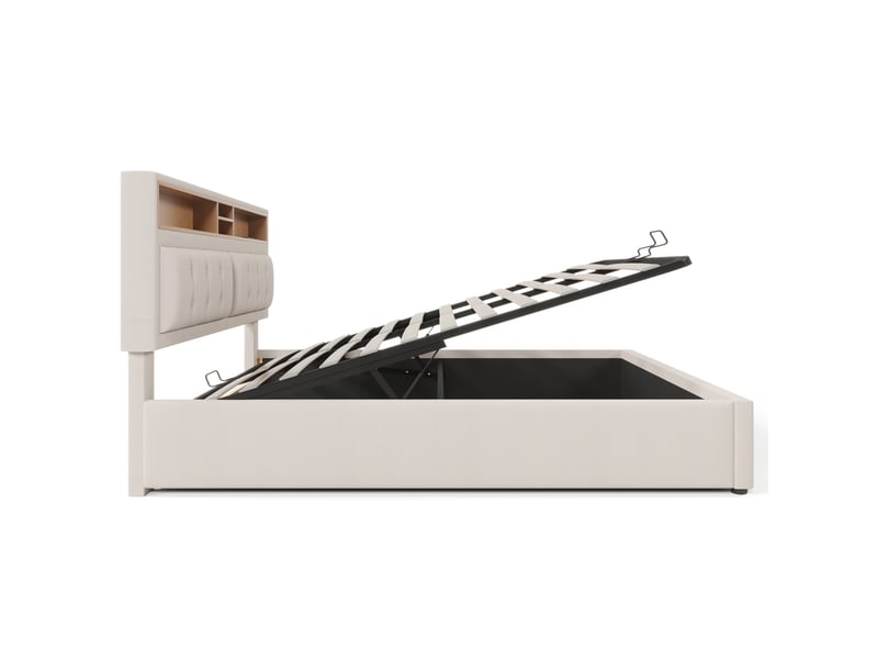  Rayofi wf310432aab tête de lit réglable amber+graphite tissu 50 cm WF310432AAB - Conforama C