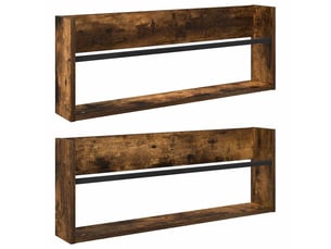 Etagère 80 cm coloris marron  
