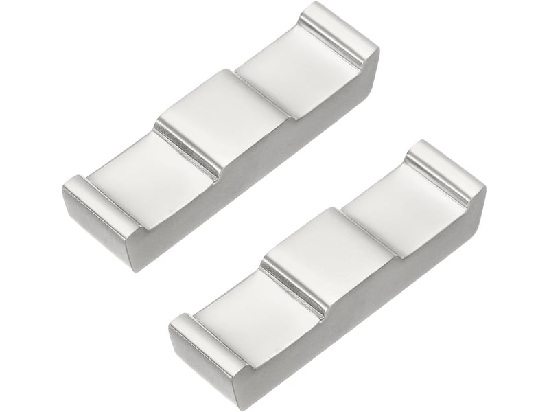  Lot de 2 repose-baguettes en acier inoxydable 304 - 6,8 x 1,8 x 1,4 cm - ustensiles de cuisine pour cuillère, fourchette, cuillère à café, repose-outi  - Conforama A