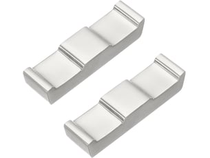 Lot de 2 repose-baguettes en acier inoxydable 304 - 6,8 x 1,8 x 1,4 cm - ustensiles de cuisine pour cuillère, fourchette, cuillère à café, repose-outi