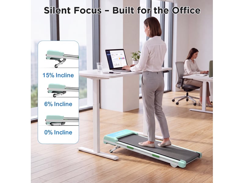  Tapis de marche inclinaison automatique 15 % bluetooth homvra  - Conforama C
