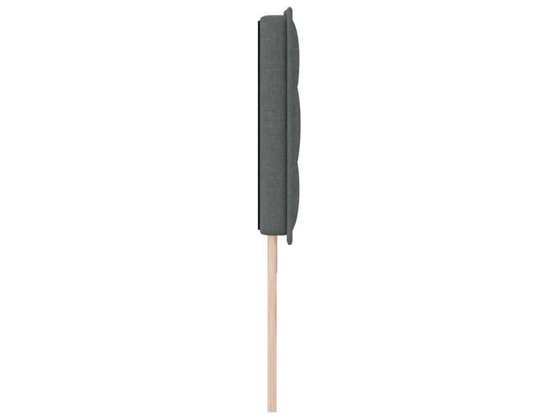Vidaxl tête de lit autre avec tête de lit gris foncé 180 cm tissu  - Conforama F