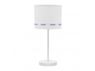 Lampe à poser enfant fabrilamp trazos blanc et lilas 1xe14 42 x 17 x 17 cm