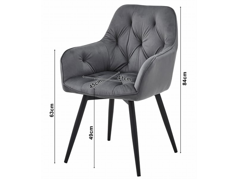 Family chaise - velours beige foncépieds noirs x 2  - Conforama E
