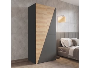 Armoire 0 porte(s) battante 2 tiroir(s) <strong></strong> <strong>ABC</strong> coloris naturel largeur 50 cm