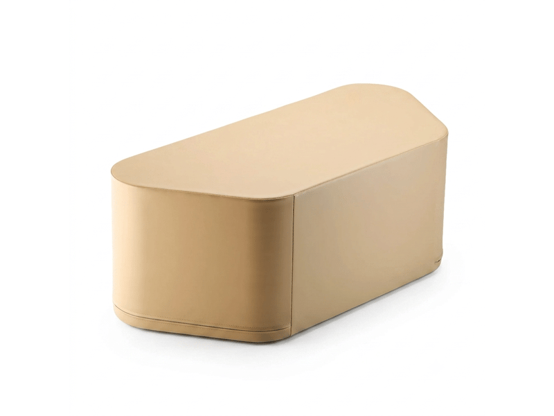  Pouf en forme de banc - beige - small FT_HEX_S_08A - Conforama A