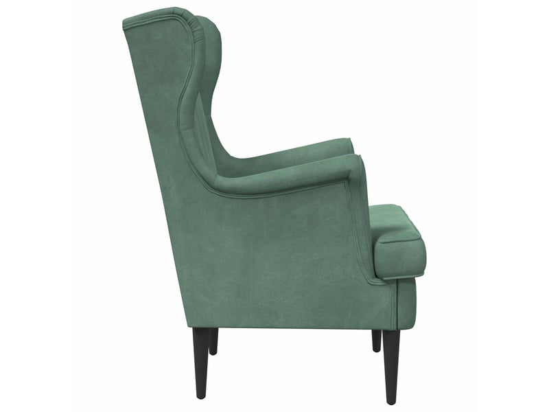  Vidaxl fauteuil vert mer velours  - Conforama E