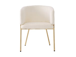 Chaise 90x40, design léger et luxe, structure métal quatre pieds, simili daim lapin, confortable
