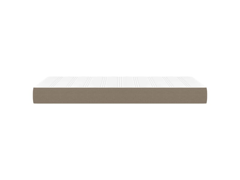  Matelas à ressorts ensachés pour enfants fermeté moyenne taupe 80x160 cm tissu  - Conforama D