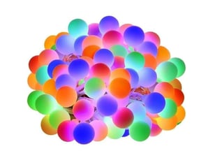 Guirlande lumineuse 100 led couleur 13m, guirlande lumineuse extérieure avec prise, 8 modes et fonction mémoire