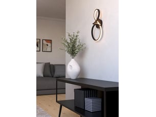 Applique murale intérieure led , incurvée, éclairage pour salon et couloir 20w