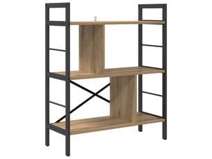Étagère 5 niveaux, étagère de rangement 75 x 30 x 91 cm bois d'ingénierie shl1210