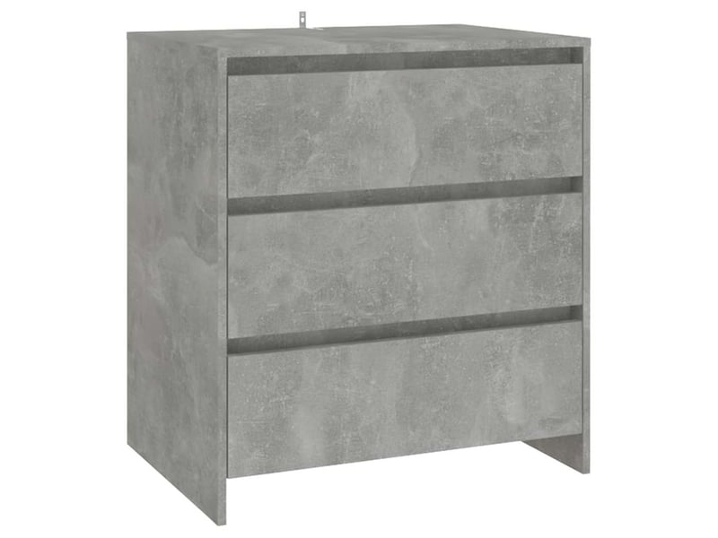  Buffet - bahut - meuble de rangement gris béton 70x41x75 cm bois d'ingénierie  - Conforama A