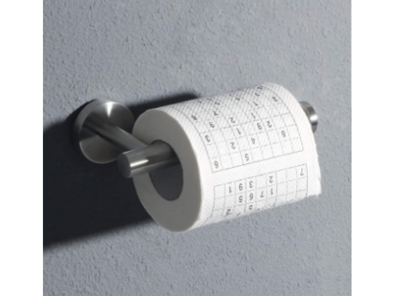  Porte papier toilette, support mural rouleau papier toilette en acier lnoxydable, devidoir papier toilette mural pour salle de bain et cuisine  - Conforama C