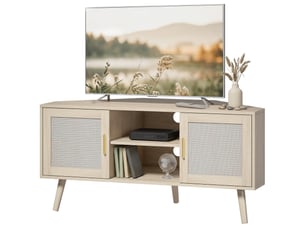 Meuble tv coloris naturel 115 cm PANGIVO  