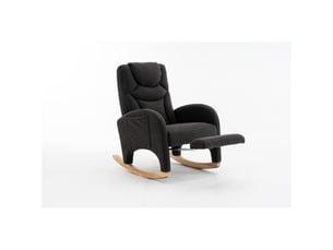 Fauteuil fixe BEAOK  Tissu gris