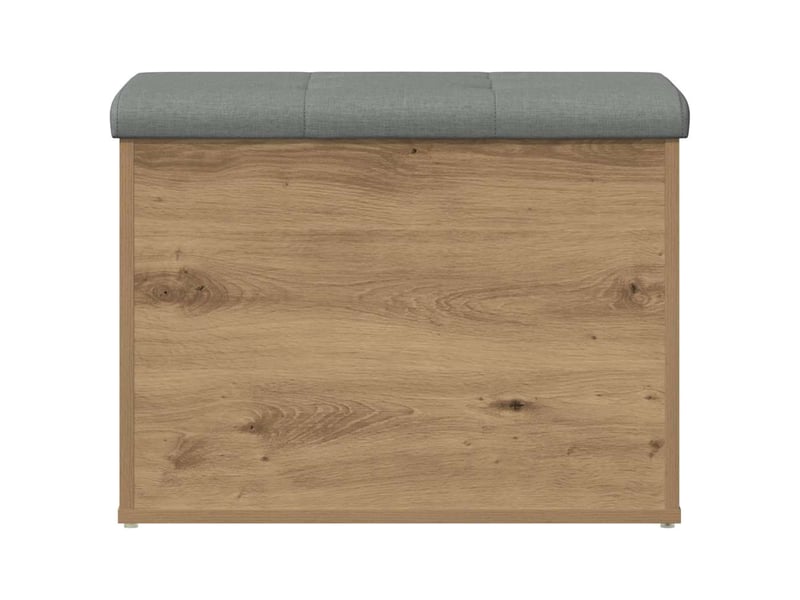  Banc chambre, banc de rangement chêne artisanal 62x42x45 cm bois d'ingénierie  - Conforama D