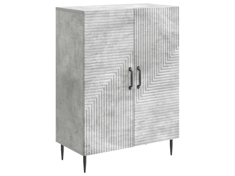  Buffet - bahut - meuble de rangement gris béton 66 x 34,5 x 89,5 cm bois d'ingénierie  - Conforama A