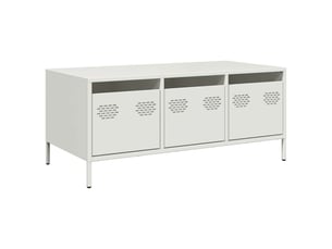 Table basse rectangulaire coloris blanc  