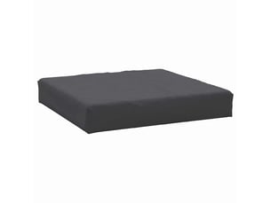 Coussin de palette, coussin de chaise, coussin de canapé anthracite 60x60x6 cm tissu oxford cf55276