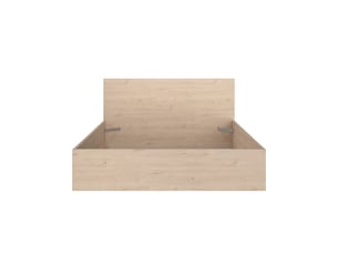 Lit coffre 180x200 cm   TITAN coloris Imitation chêne