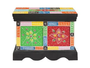 Boîte de rangement, coffre de rangement multicolore 40x30x30 cm