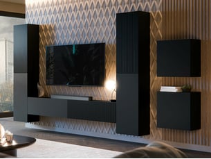 Meuble tv coloris noir 40 cm <strong></strong>  <strong></strong>