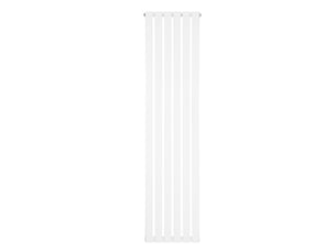 Radiateur plat à 1 colonne 1800 x 420 mm en acier carbone blanc chauffage centrale moderne verticale monté sur mur cuisine salle de bain [brosse de