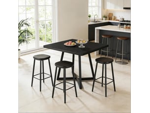 Ensemble table carré(e) 0 banc(s) 0 chaise(s) 0 tabouret(s) inclu(s) WISHDOR