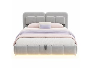 Lit coffre 140x200 cm HAUSS SPOLE   coloris gris