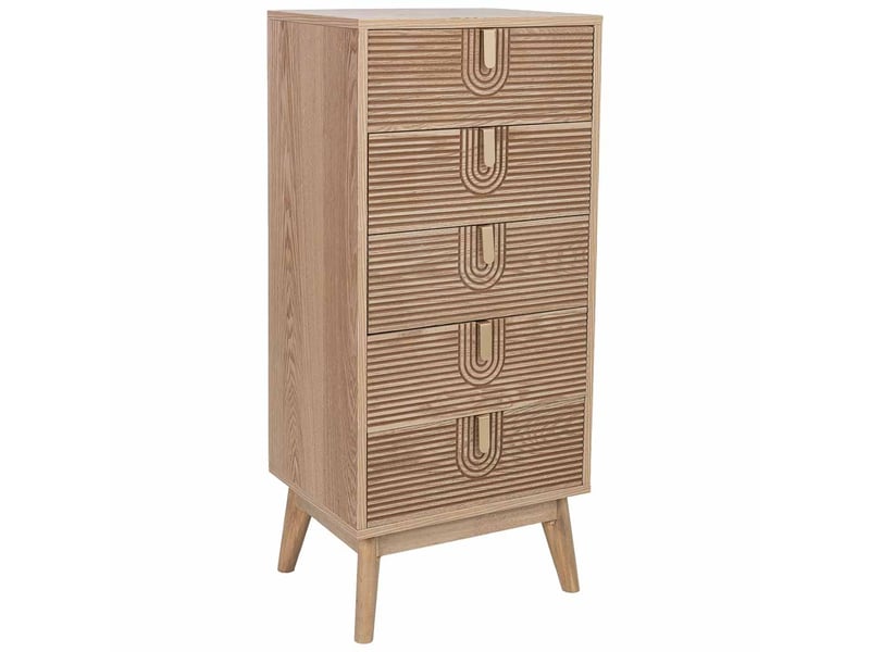  Commode en bois marron 45 x 36 x 100 cm (h)  - Conforama A