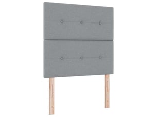Tete de lit A poser largeur 90 cm <strong></strong> <strong></strong> argenté