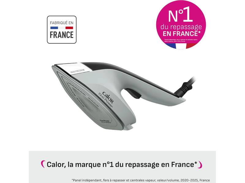  Fer à repasser vapeur et défroisseur 2-en-1 duo power 1700w calor jf4031c0  - Conforama D