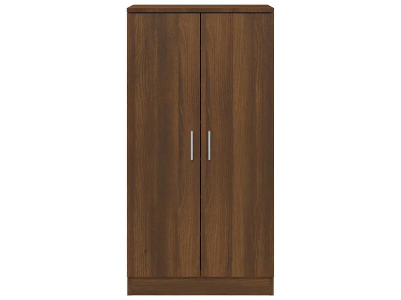 Meuble à chaussure | armoire à chaussures chêne marron 55x35x108cm bois d'ingénierie  - Conforama D