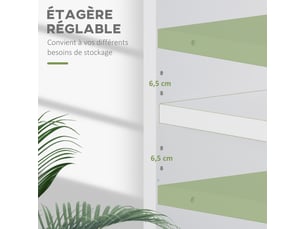 Etagère 60 cm coloris blanc  