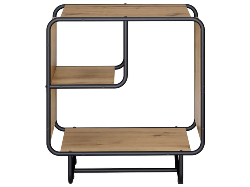 Buffet salon, buffet de rangement chêne artisanal 60x37,5x64,5 cm bois d'ingénierie - Conforama C