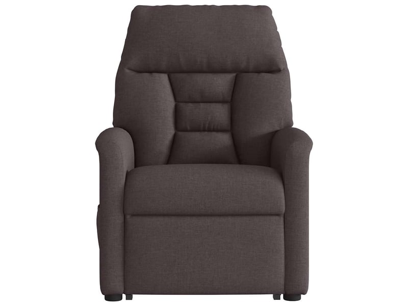  Vidaxl fauteuil inclinable électrique marron foncé tissu  - Conforama E
