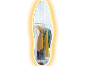 Miroir  à poser coloris multicolore <strong></strong>  <strong></strong> - 40 cm x 3 cm