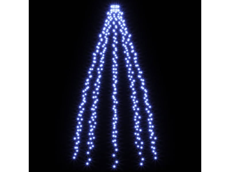  Guirlande lumineuse d'arbre de noël 400 led bleu 400 cm  - Conforama D