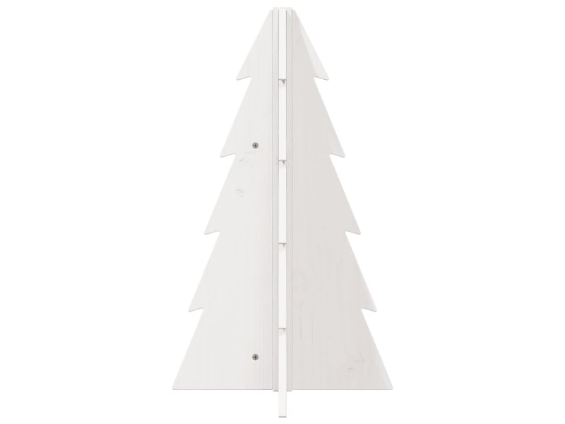  Sapin de noël - arbre de noël en bois pour décoration blanc 69,5 cm pin massif  - Conforama C