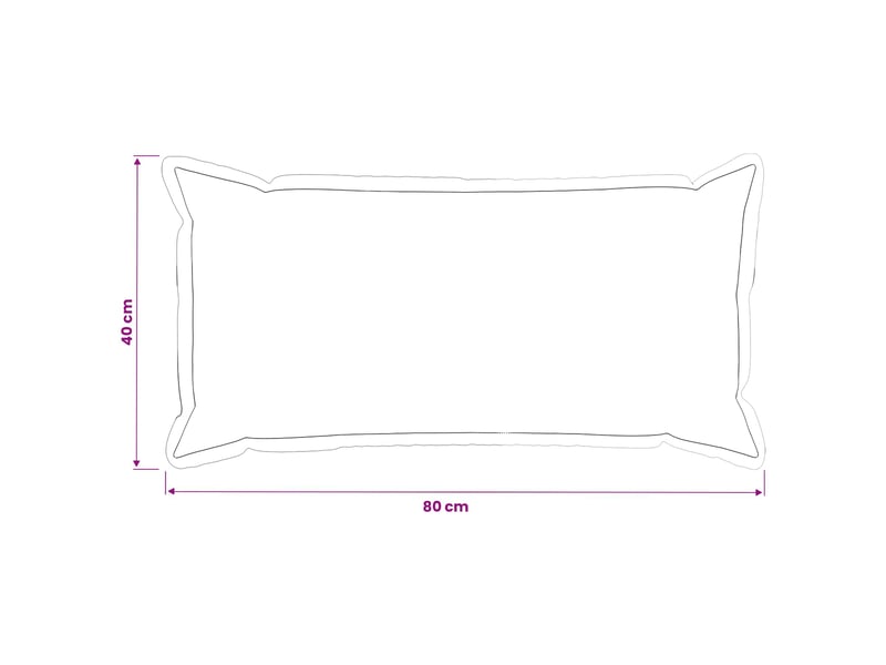  Lot de 12 housses de coussin houten anthracite 40 x 80 cm cf48998  - Conforama E