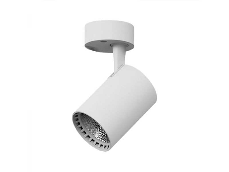 Éclairage de couloir, de balcon, spots d'accentuation réglables, éclairage de cuisine, d'îlot, de musée, éclairage de plafond en saillie, 3000k, blanc - Conforama A