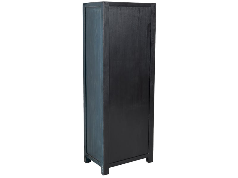  Commode en bois bleu 60x40x164 cm h  - Conforama D